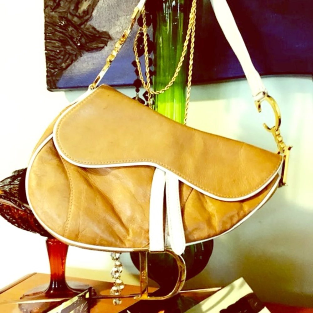 Authentic Vintage Christian Dior Saddle Bag